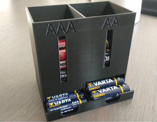 Batery dispense for AA and AAA