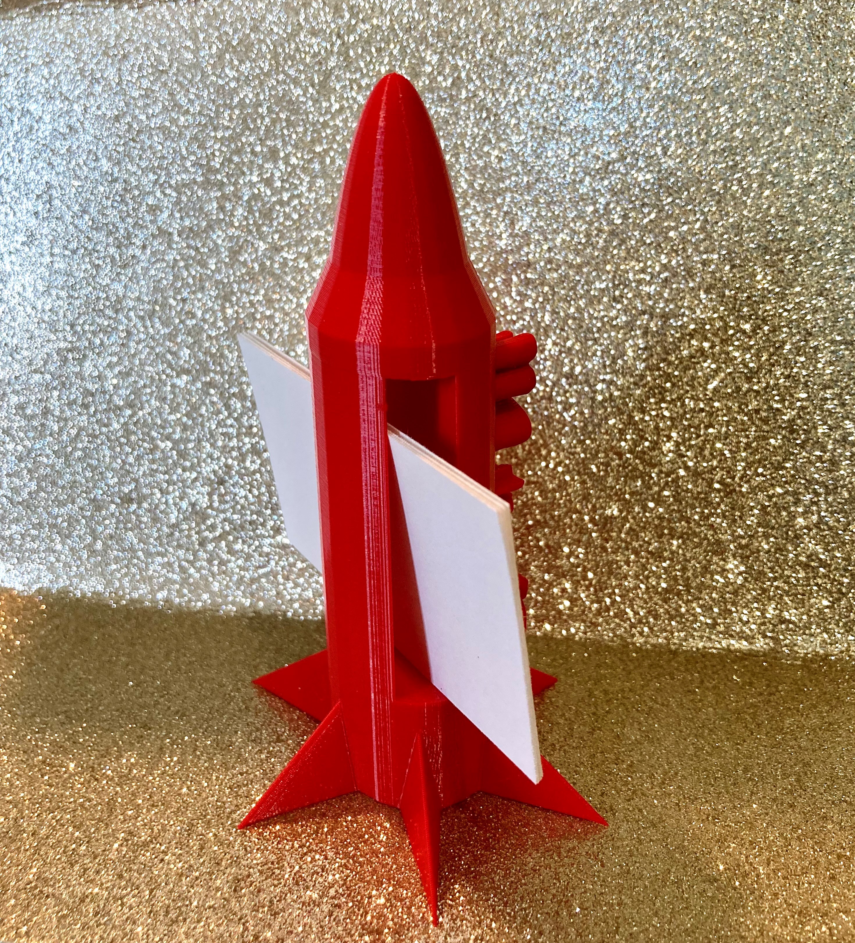 Rocket Business Card Holder