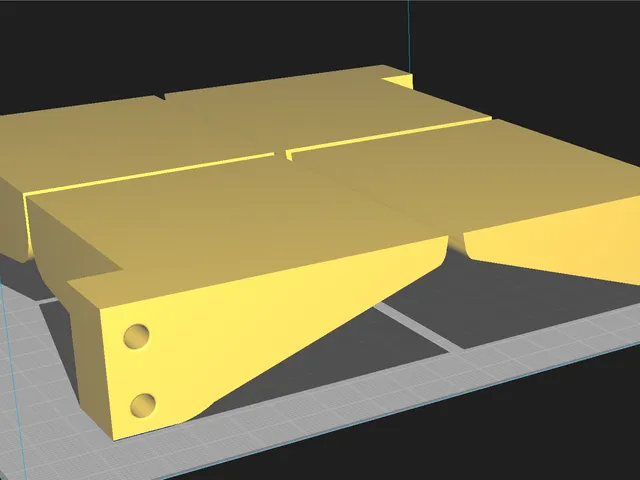 1U Heavy Server Rack Shelf/Support Bracket Set