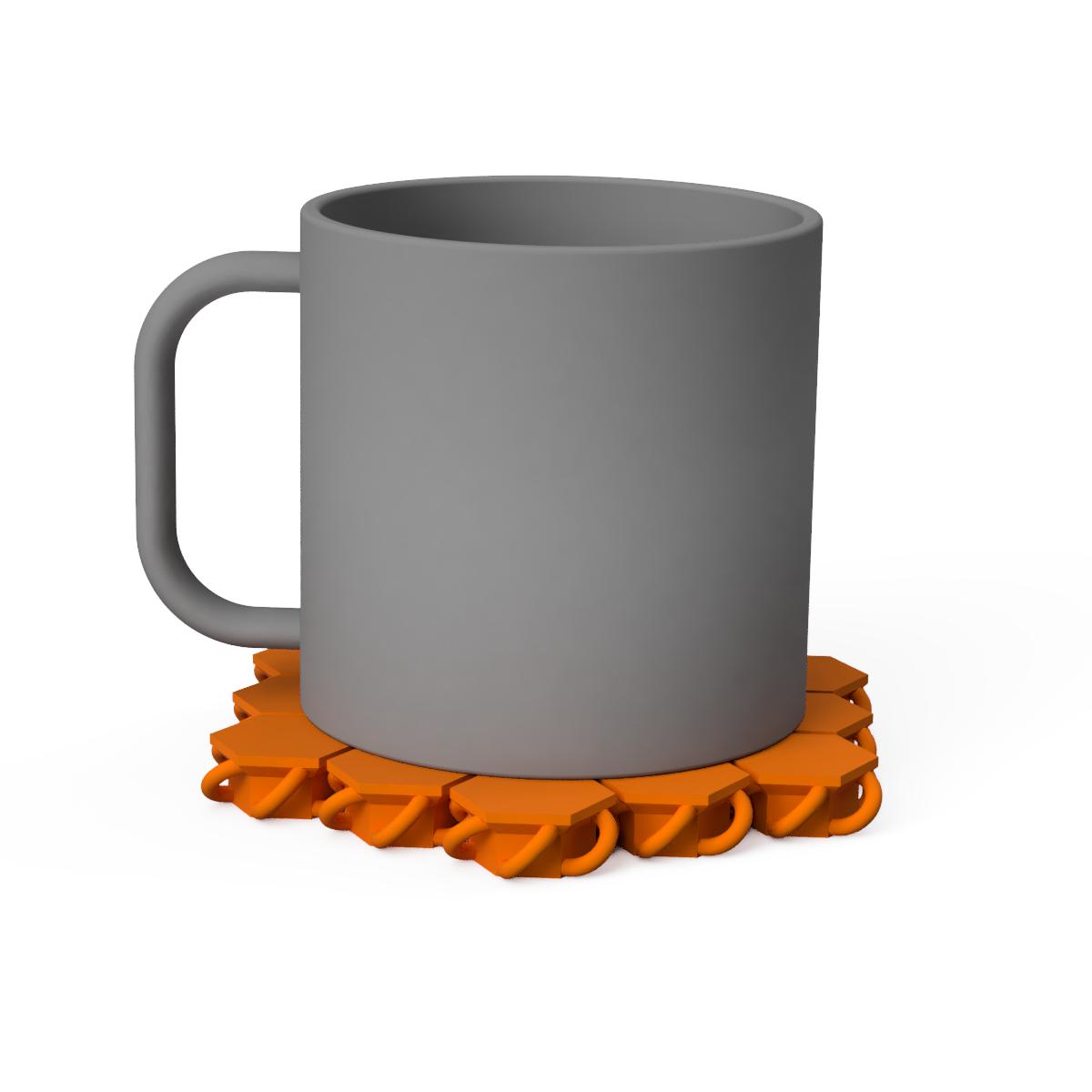 Hexagon Chainmail Coaster