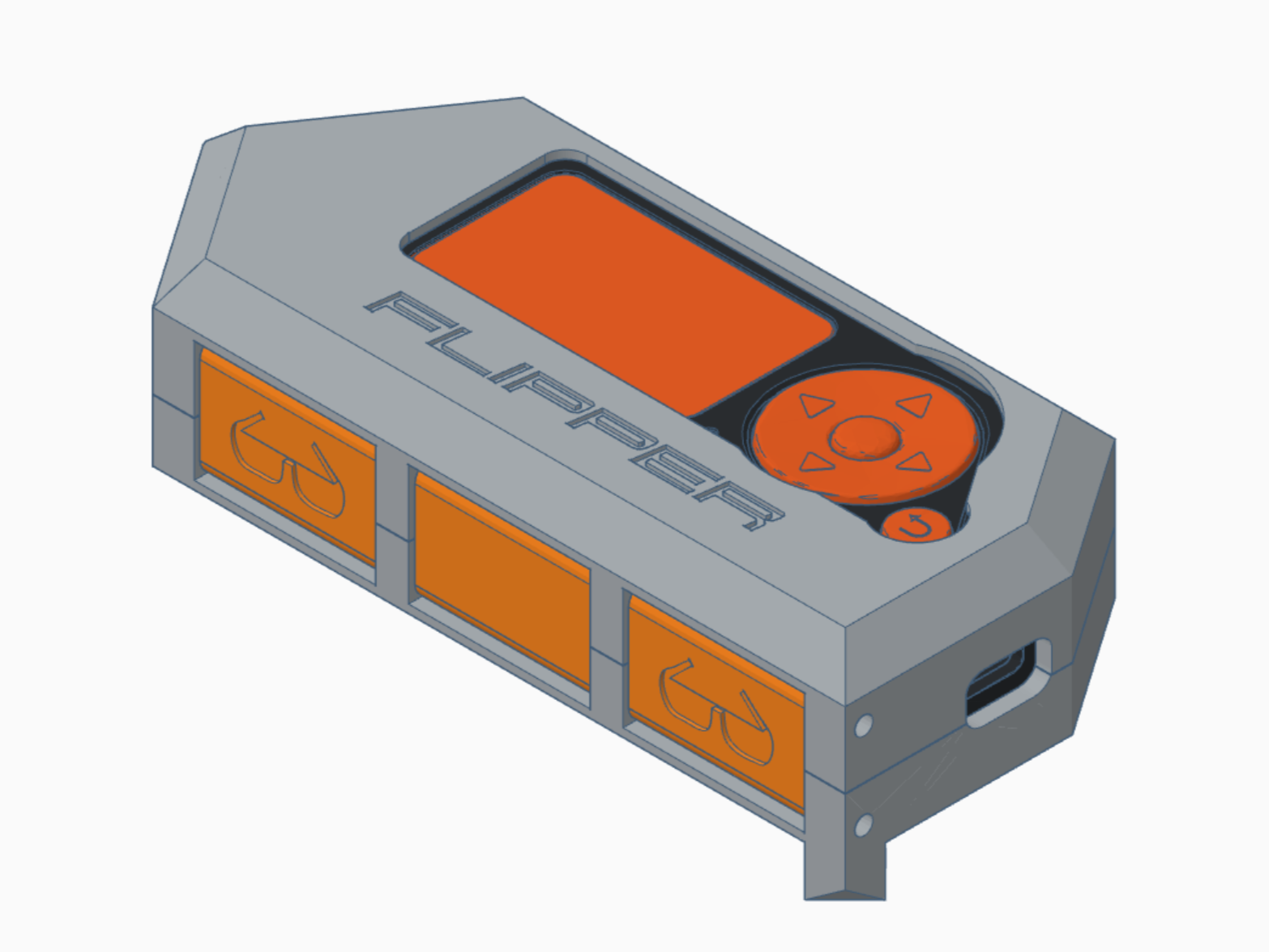 Miniatura 5 do modelo 3D Flipper Zero hard case V3