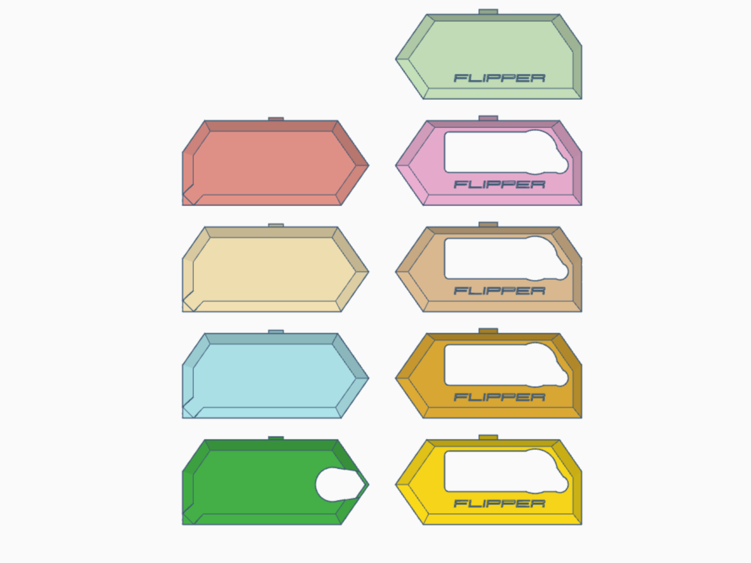 Miniatura 21 do modelo 3D Flipper Zero hard case V3