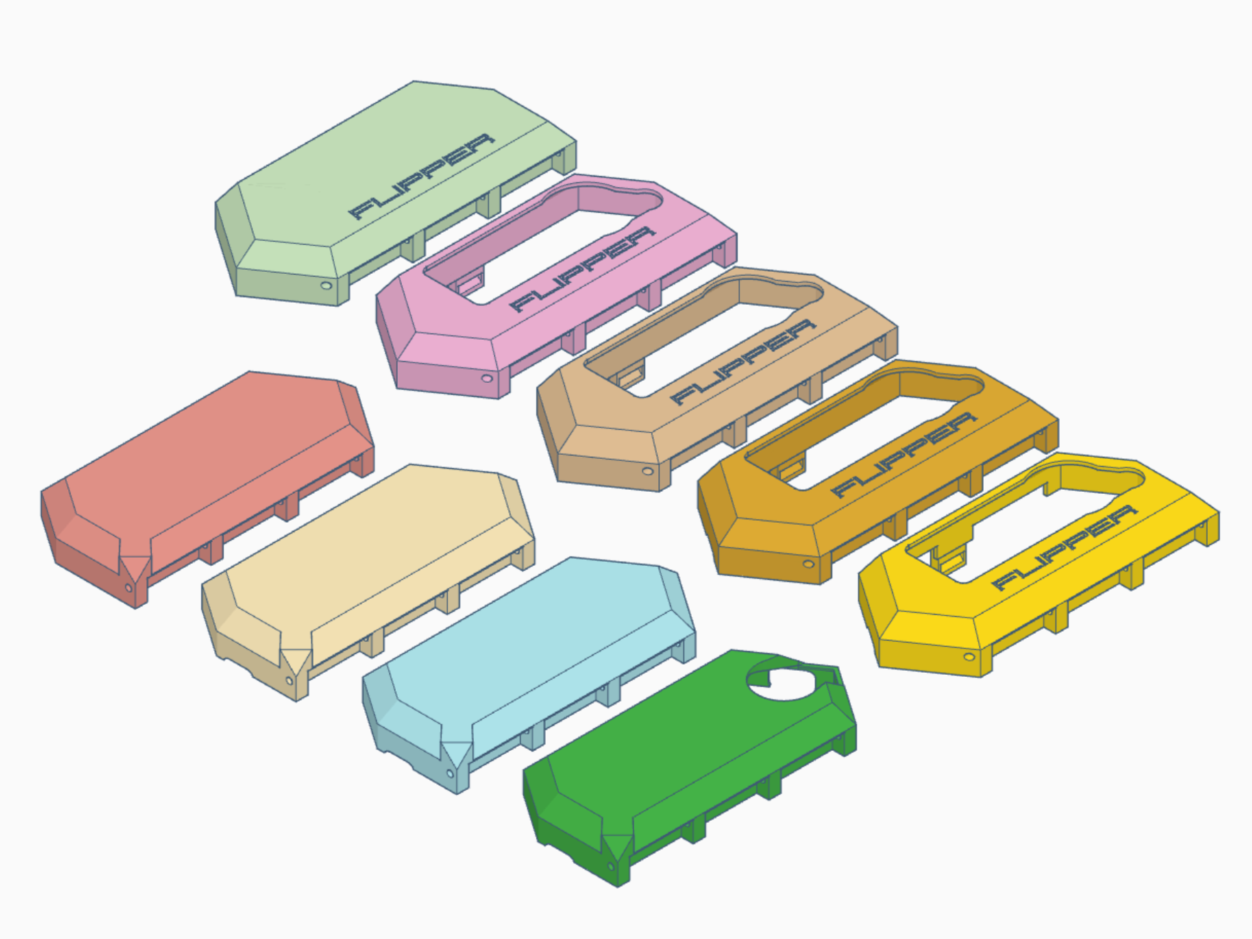 Miniatura 25 do modelo 3D Flipper Zero hard case V3