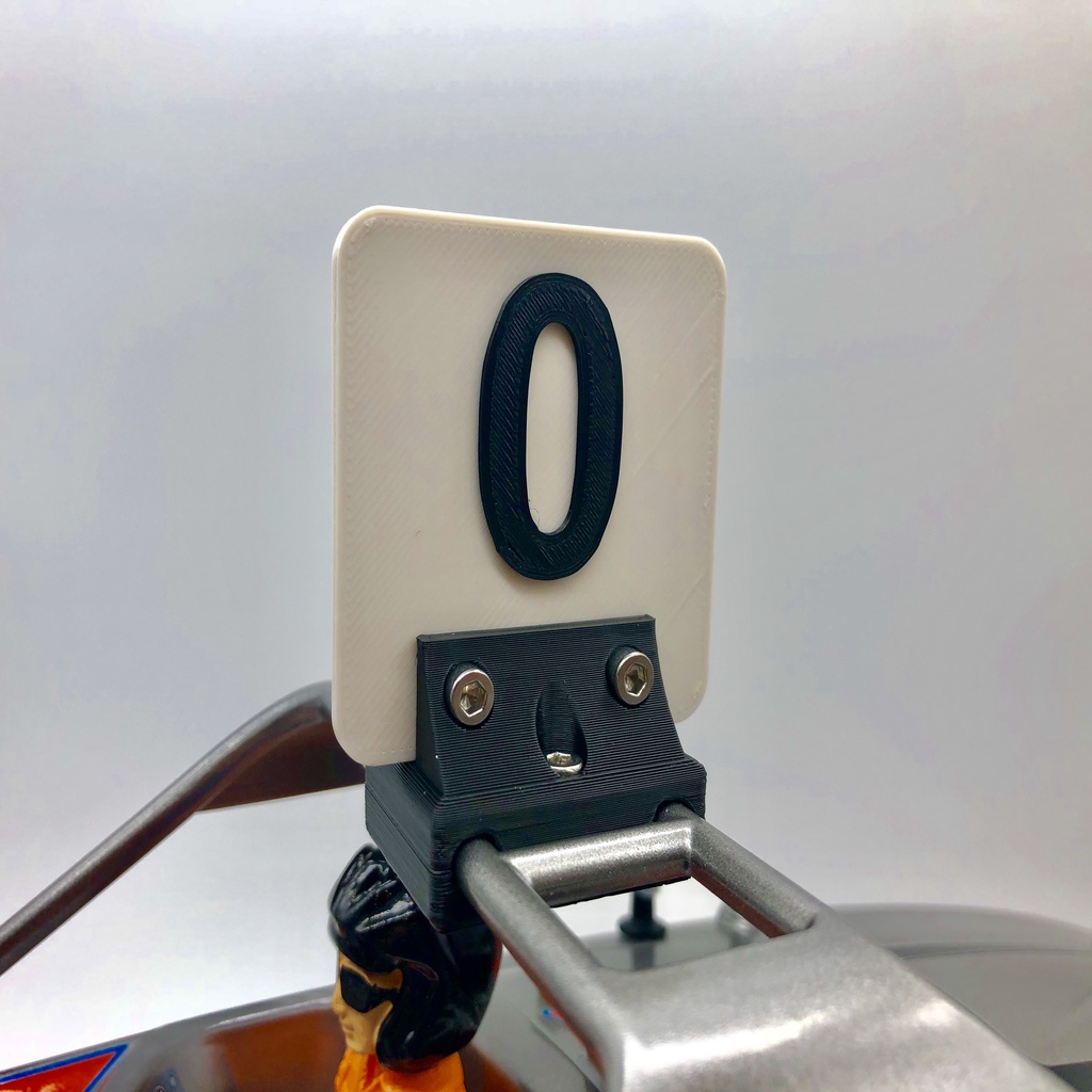 Number plate holder for Proboat River Jet 23"
