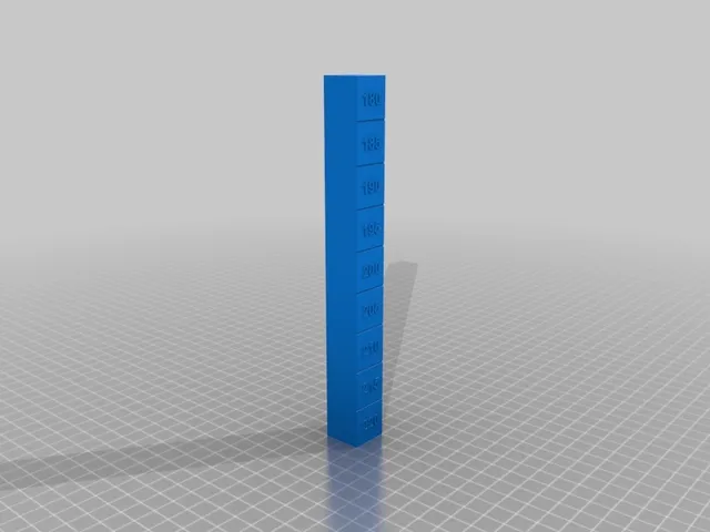 Temperature tower PLA (220° - 180°)