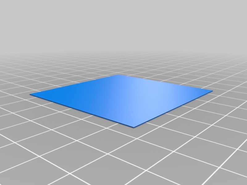 Live-Z calibration square 50x50x0,2mm