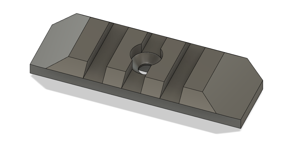 Airsoft keymod rail 35mm