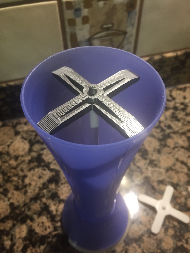 Tupperware sugar mill cross
