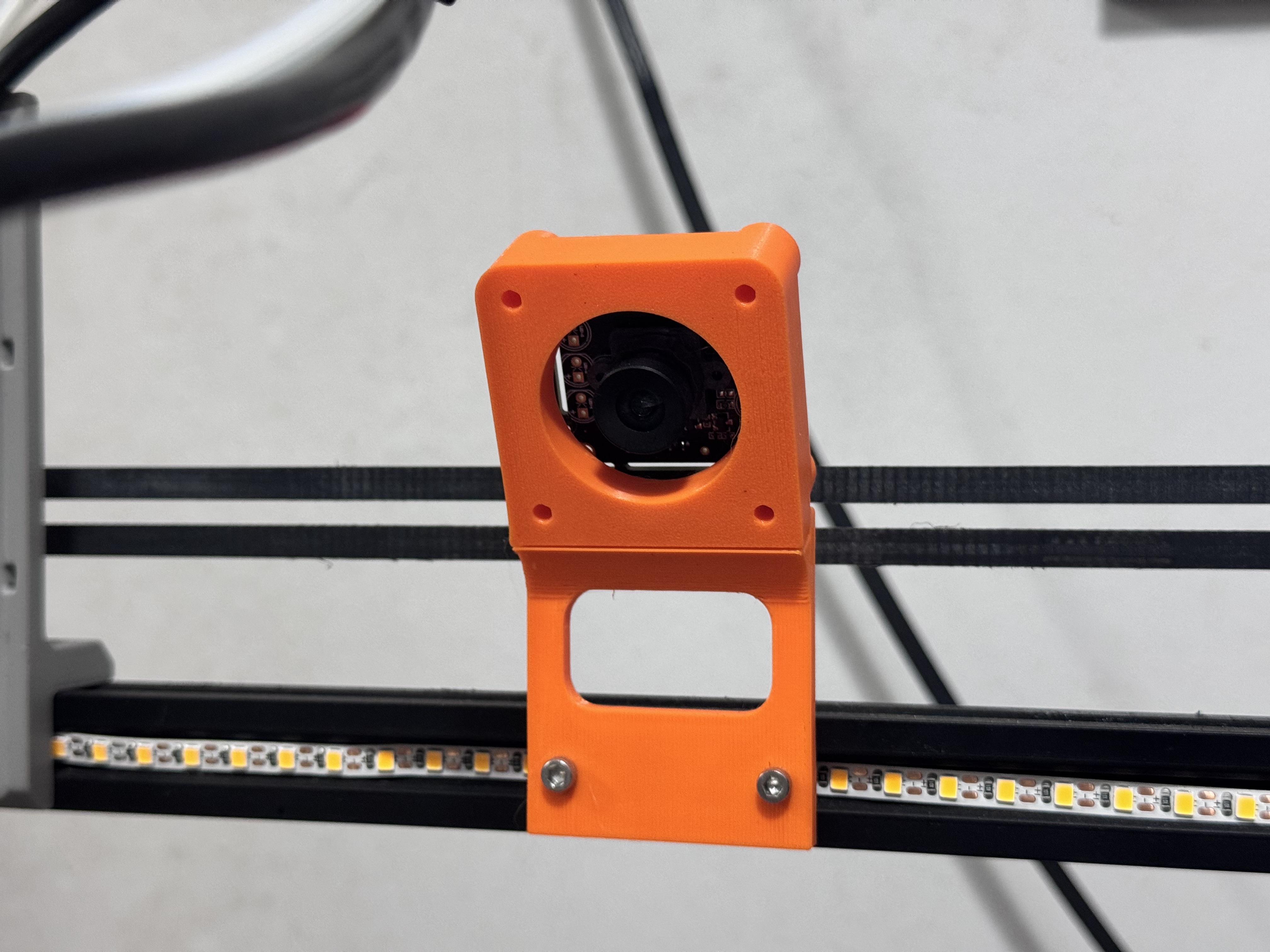 UVC camera mount for 2020 extrusion