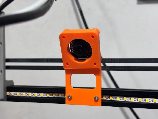 UVC camera mount for 2020 extrusion