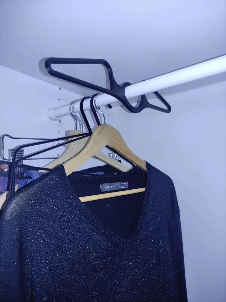 Space-saving clothes hangers models by Ljhtom (Javier Hernando), Download  free STL model