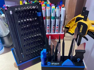 My new iFixit toolkit storage : r/gridfinity