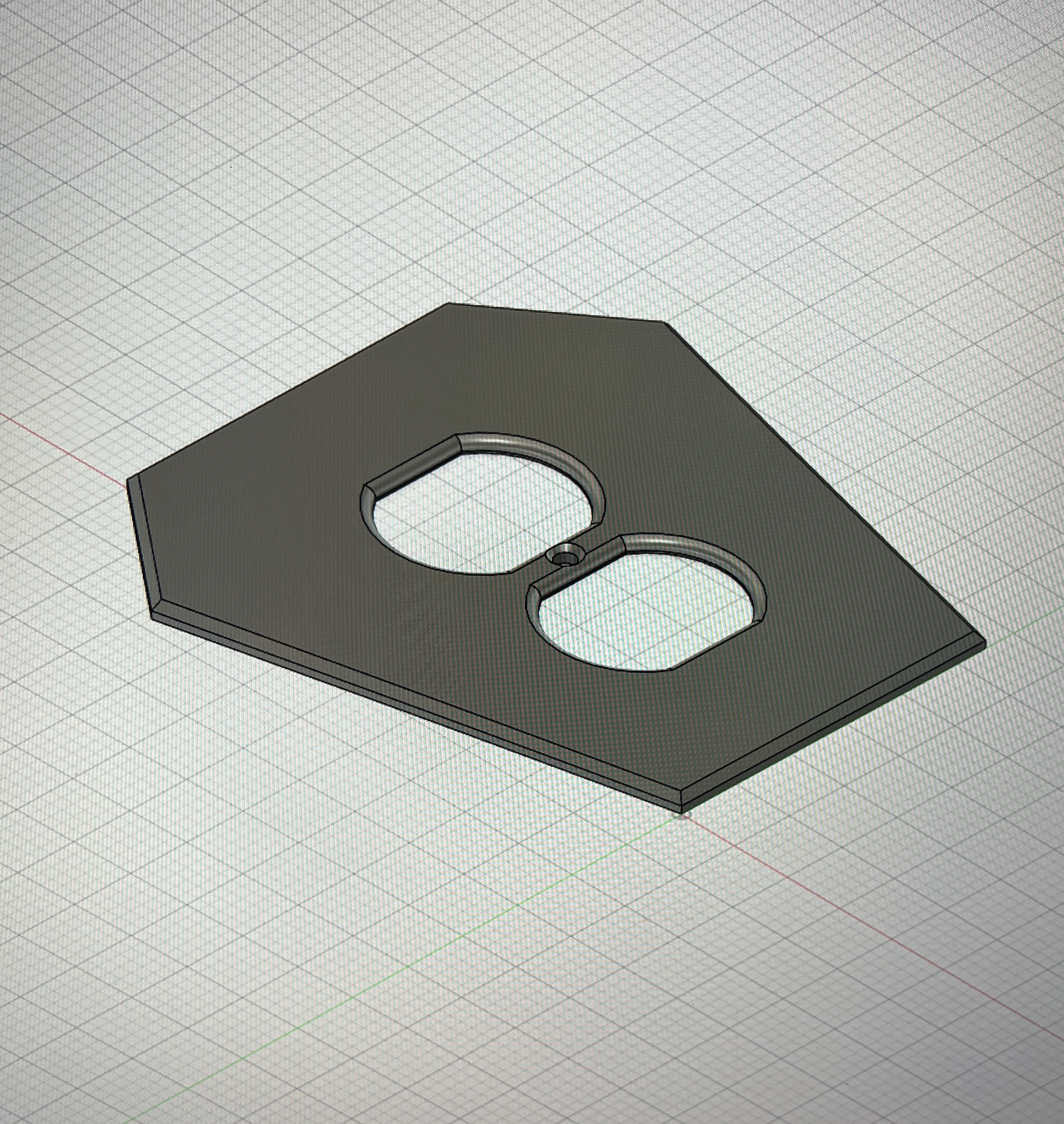 Miniatura 5 do modelo 3D Coffin Switch Plates - Toggle and Outlet
