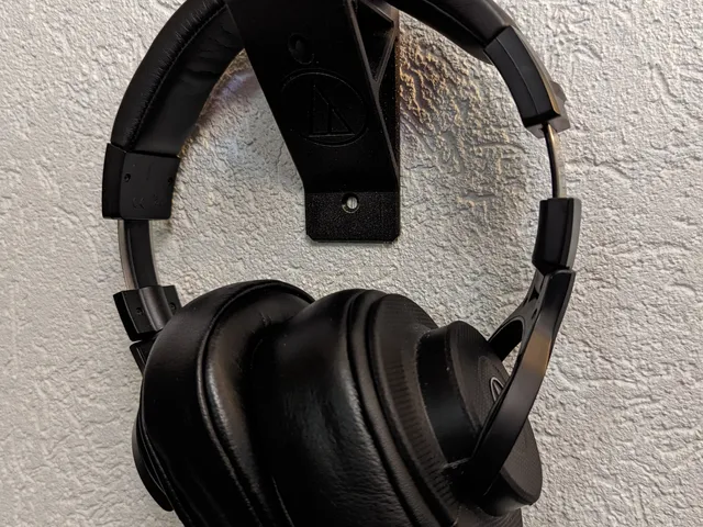 Wall mountable Headphone Holder (screws or double sided tape)