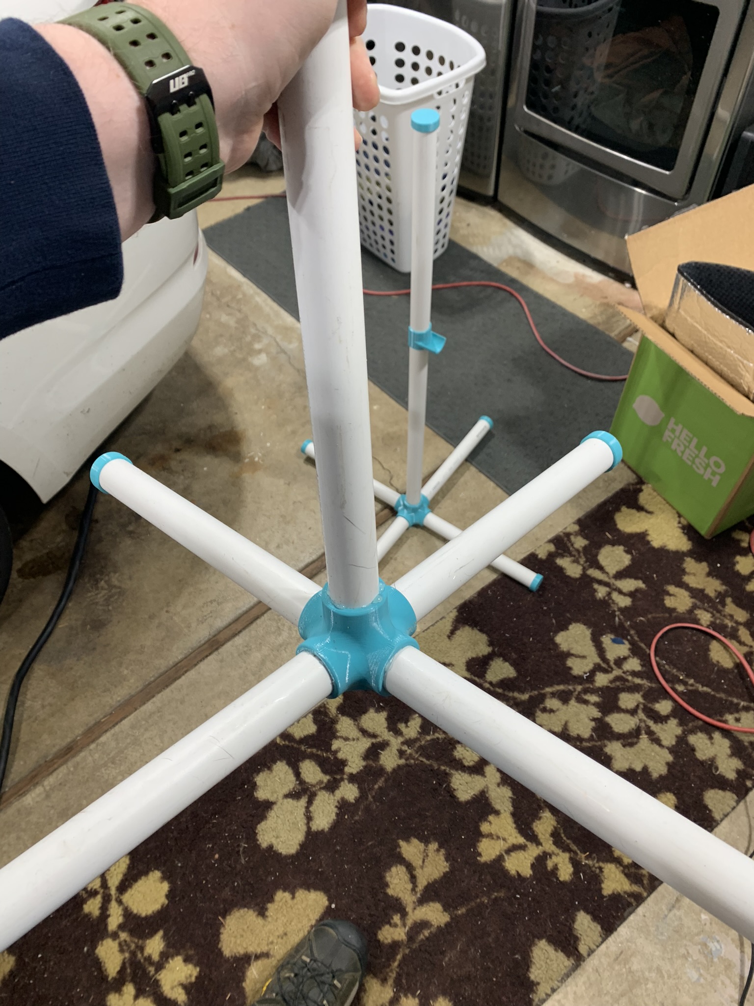 Dog agility jump parts 1" PVC tubing