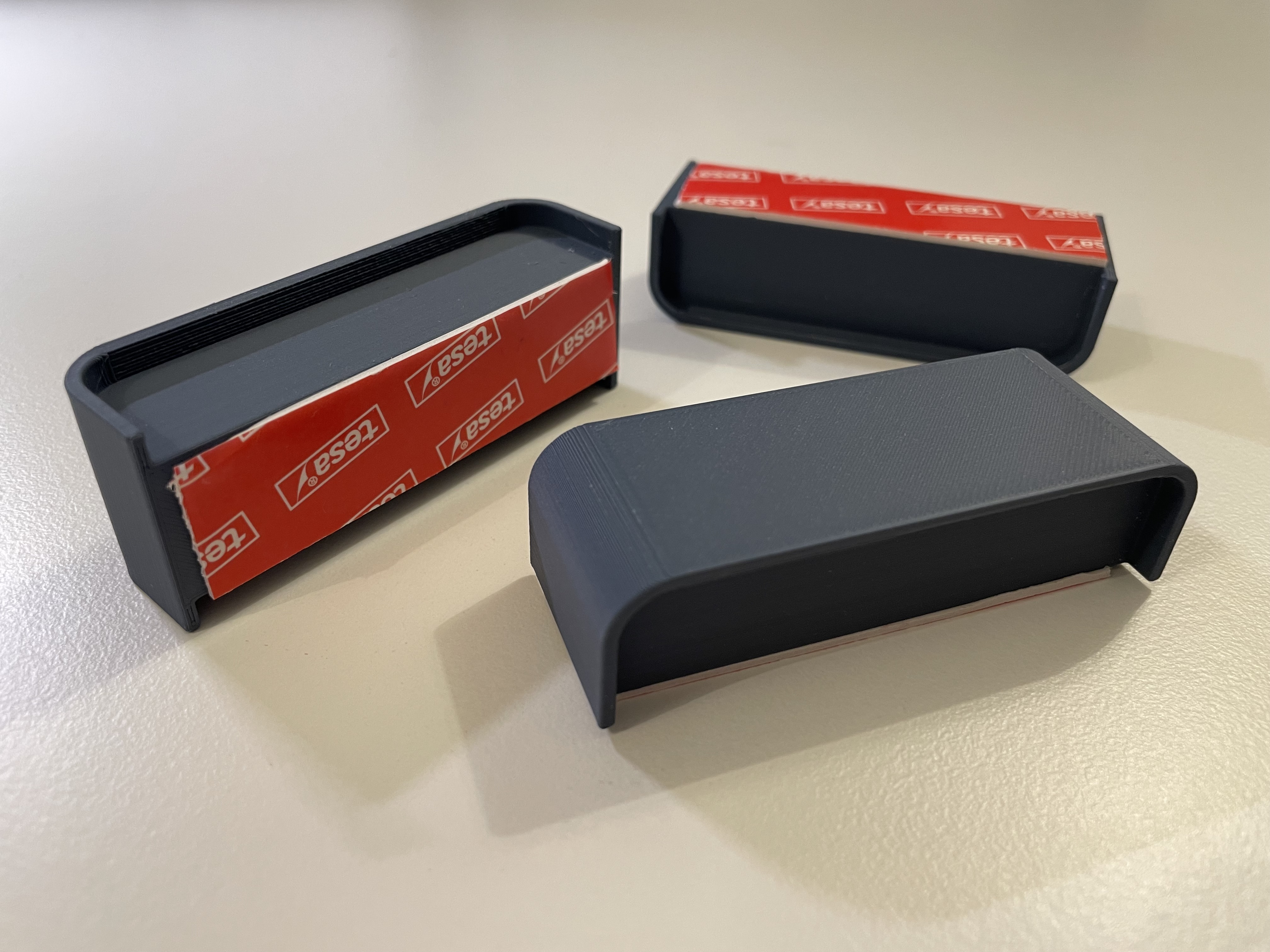 Adhesive cupboard handle