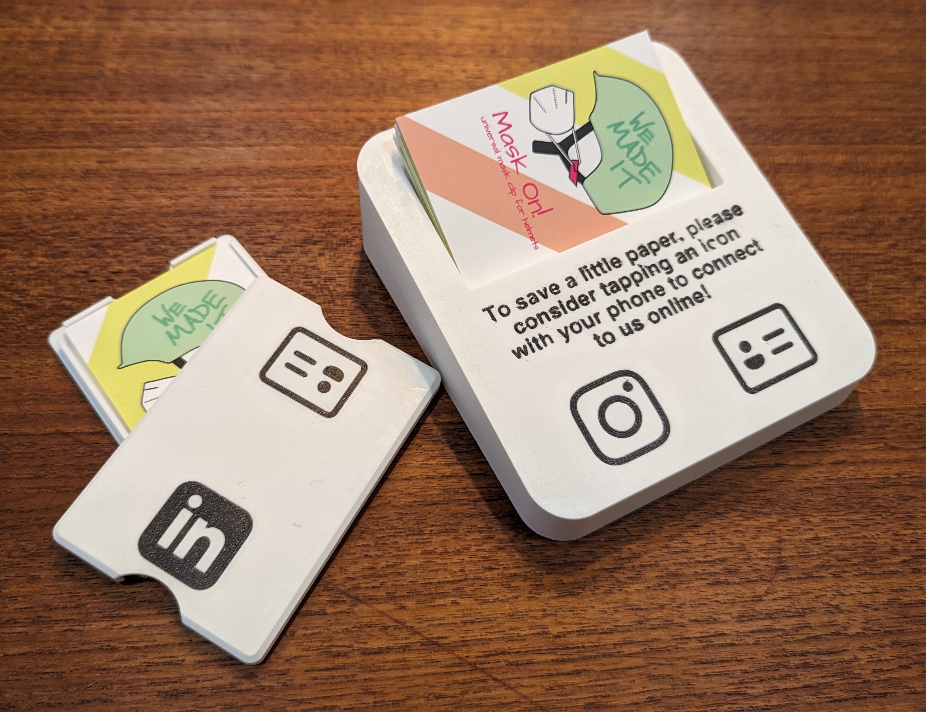 NFC Enabled Business Card Holders - Reduce Waste with Better Connections!