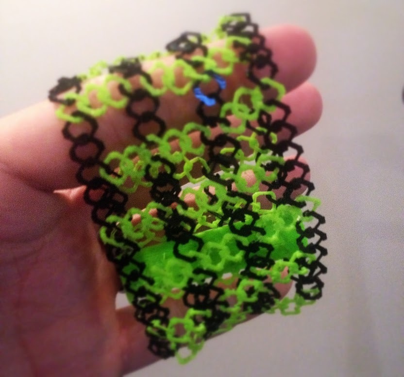 Miniatura 3 do modelo 3D Customizable Chainlink Bracelet