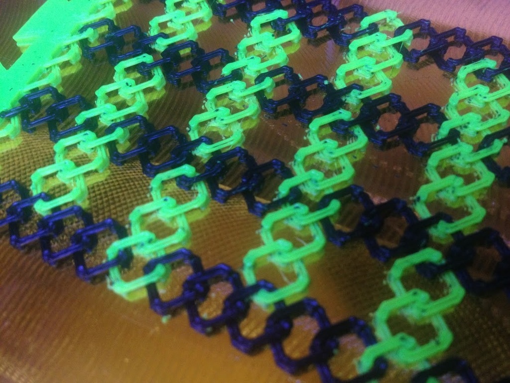 Miniatura 9 do modelo 3D Customizable Chainlink Bracelet