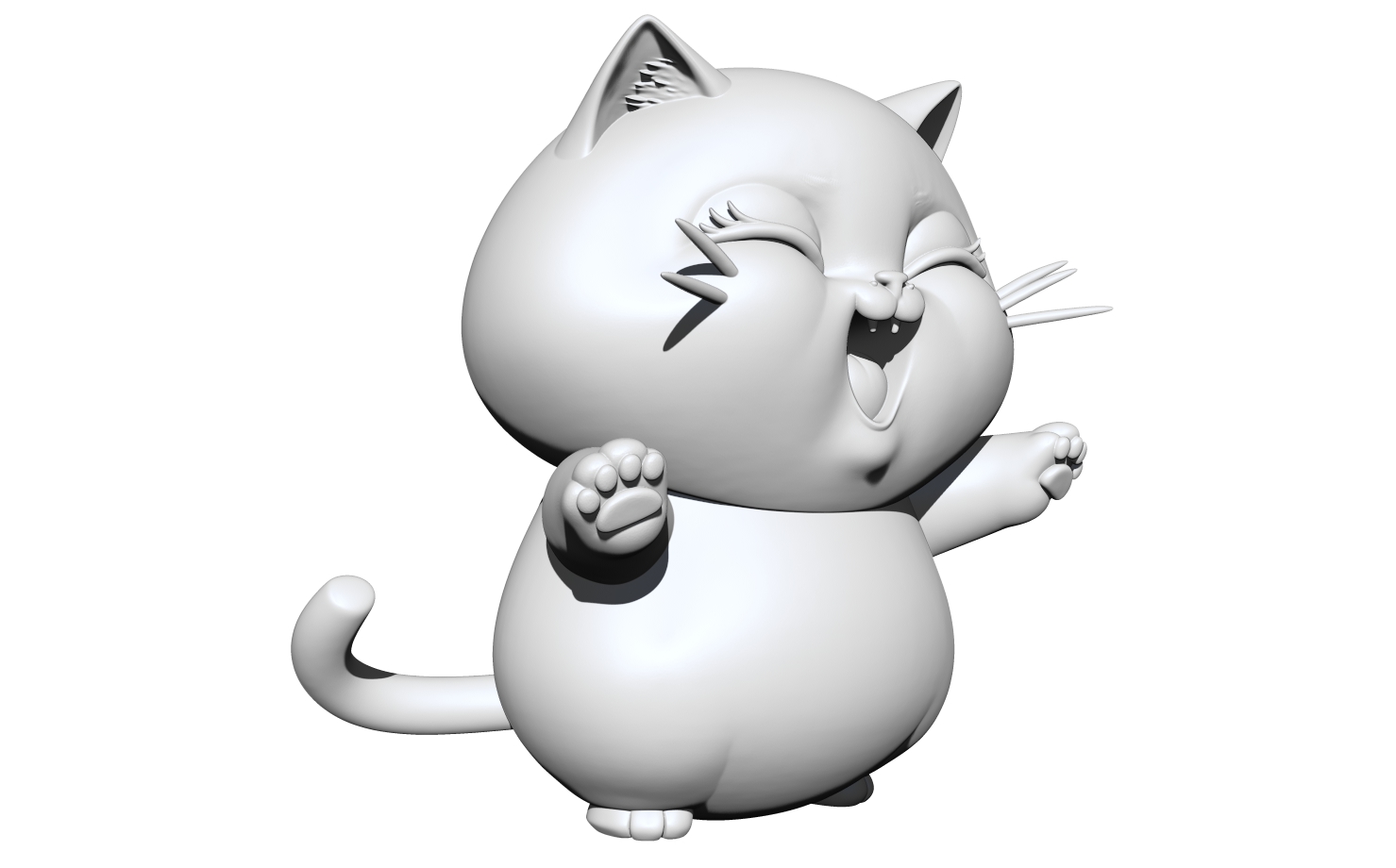 Yawning Cat — miniatura 5