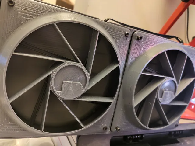 140mm PC case fan grille, for science!