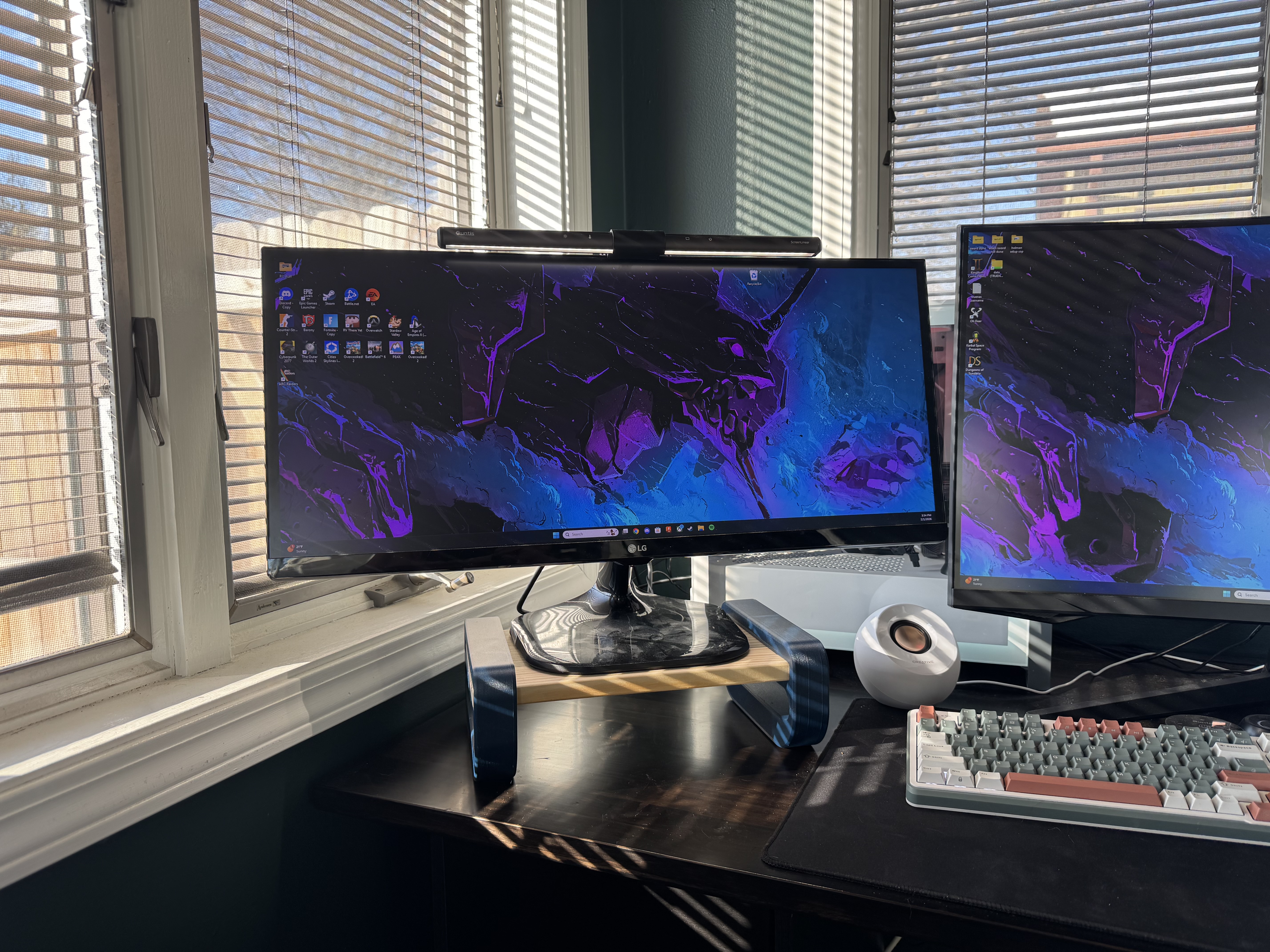 Minimalist Monitor Stand – 3.75" Rise