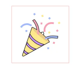 Party Popper Cookie Cutter