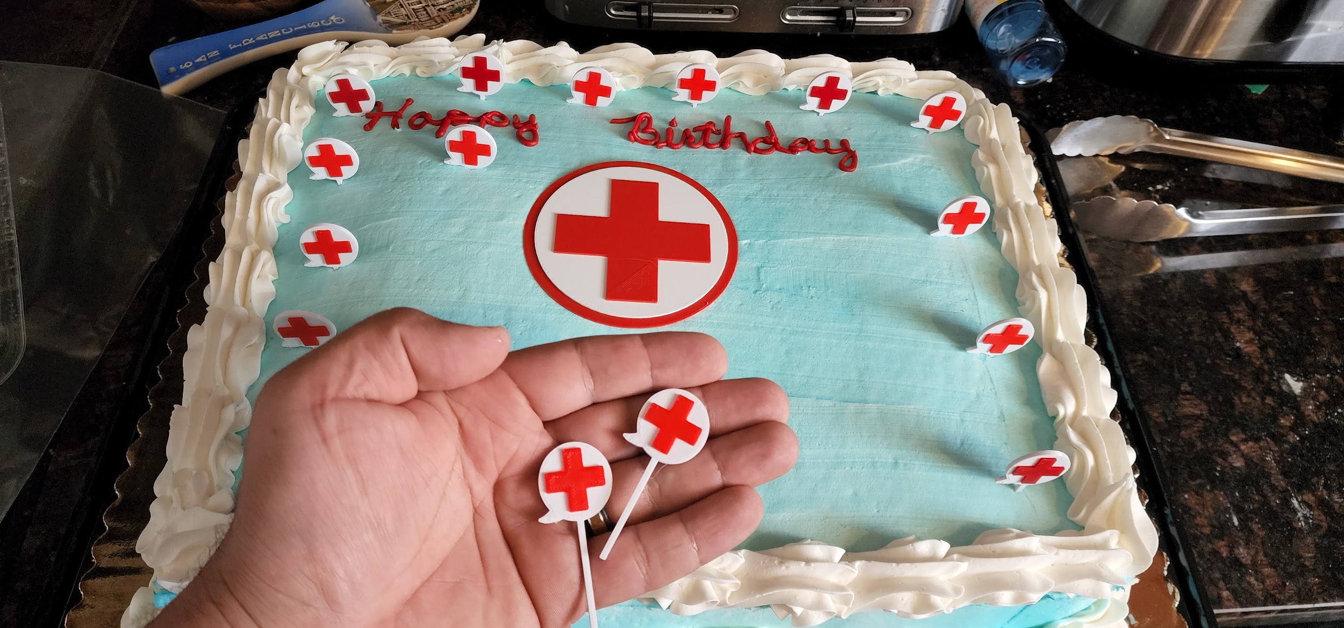 Team Fortress Medic Cake Theme by Erikwithaknotac | Download free STL 