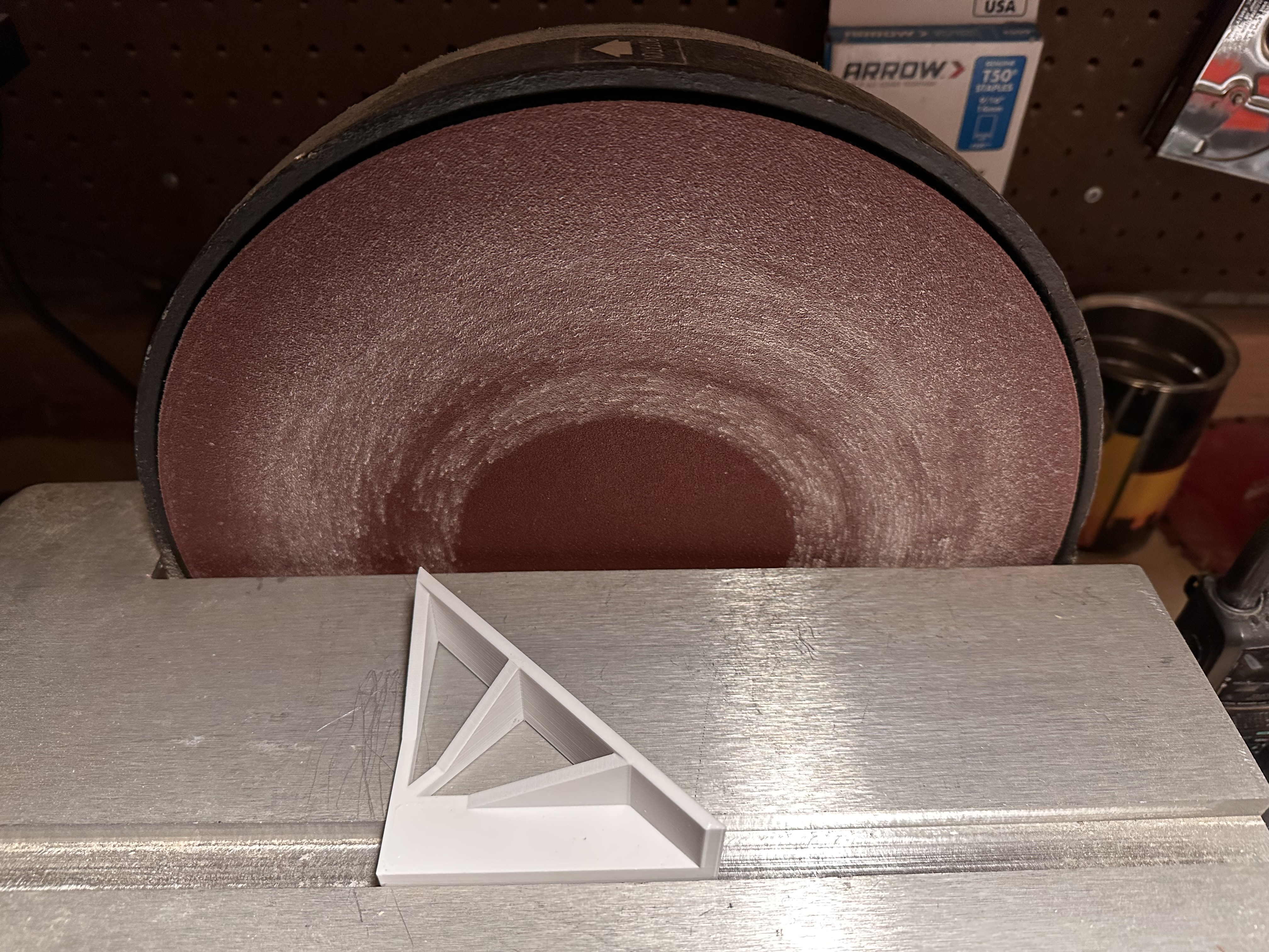 45° disc sander miter gauge