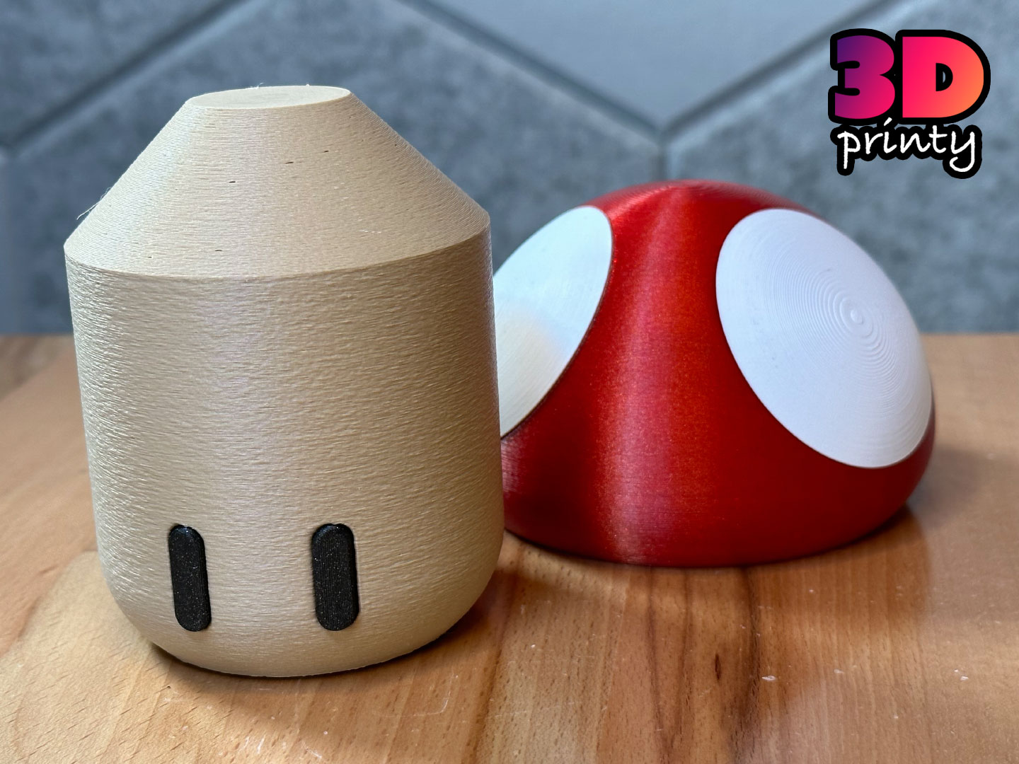 Print-in-Place Twisty Puzzle Box - Mushroom (Sealed)