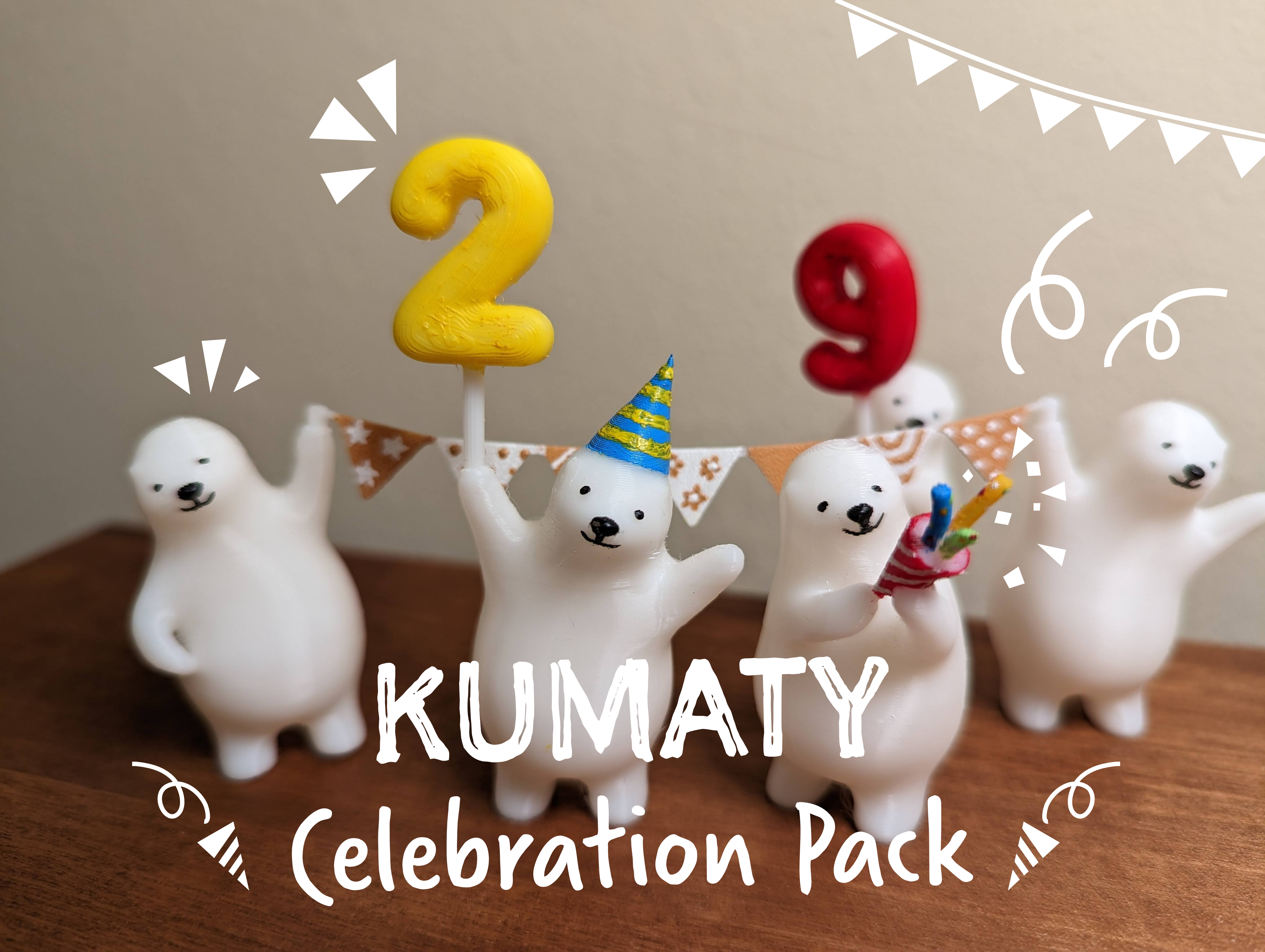 KUMATY : "Celebration" Pack 3D model thumbnail