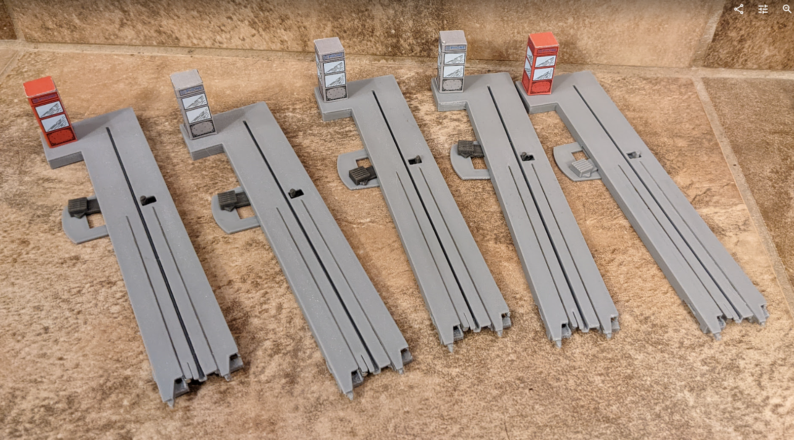 Reproduction Phonebooth Track for Tyco Trucking US1