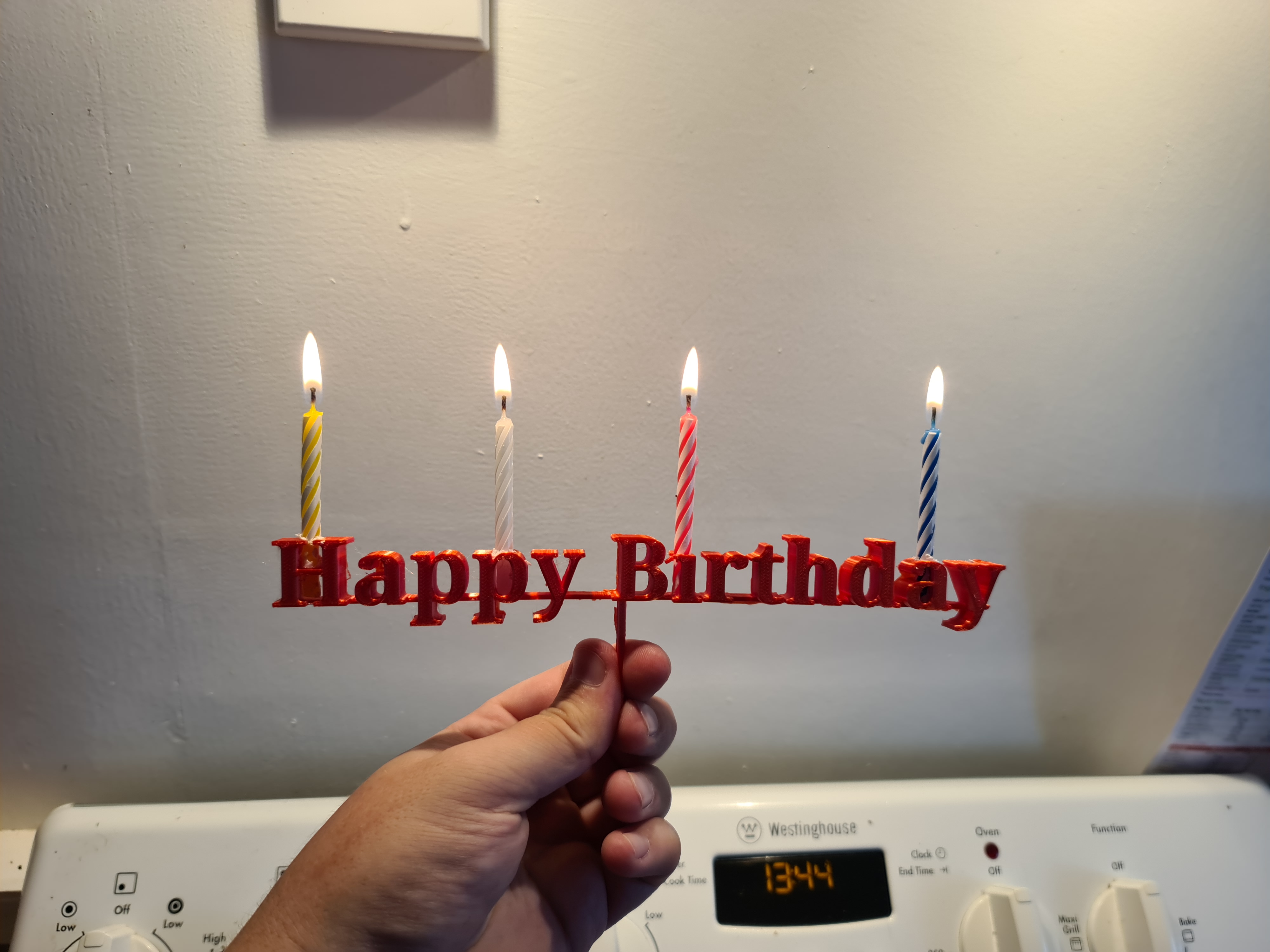 Happy Birthday Cake Topper