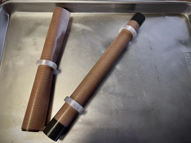 Stay ring for silicone baking mat