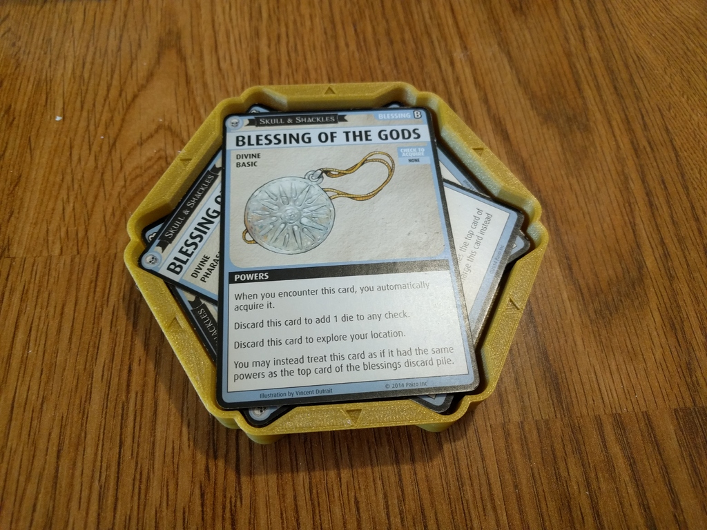 Pathfinder Adventure Card Game (PACG) Blessings Desk Frame