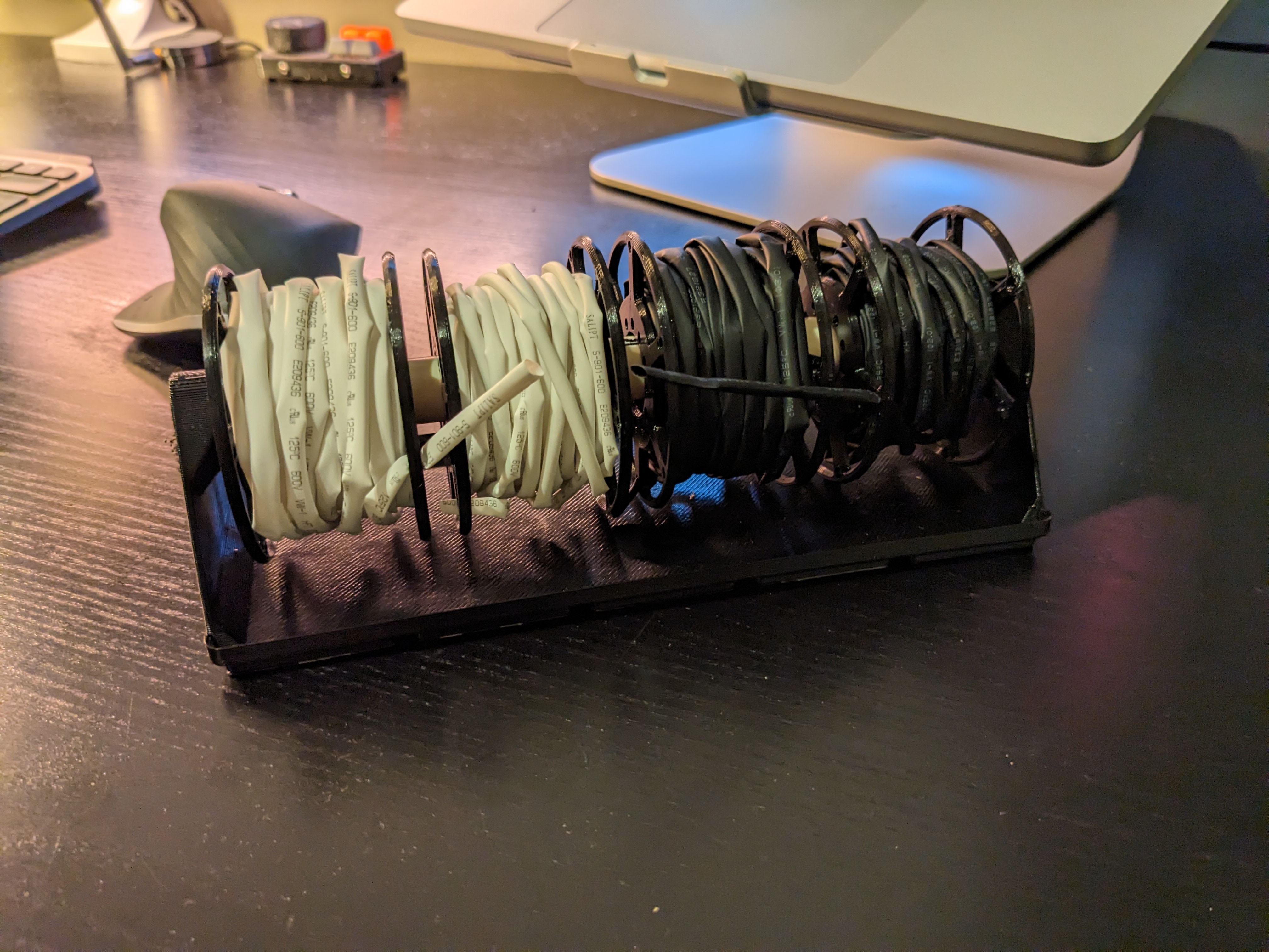 Gridfinity Wire Spool Holder for Larger Gauge Wire by Anthony