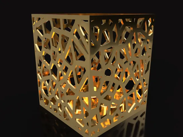 Voronoi Triple Candle Projector