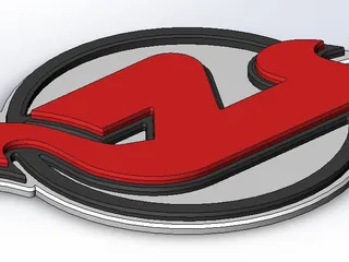NJ Devils Emblem by Philoz, Download free STL model