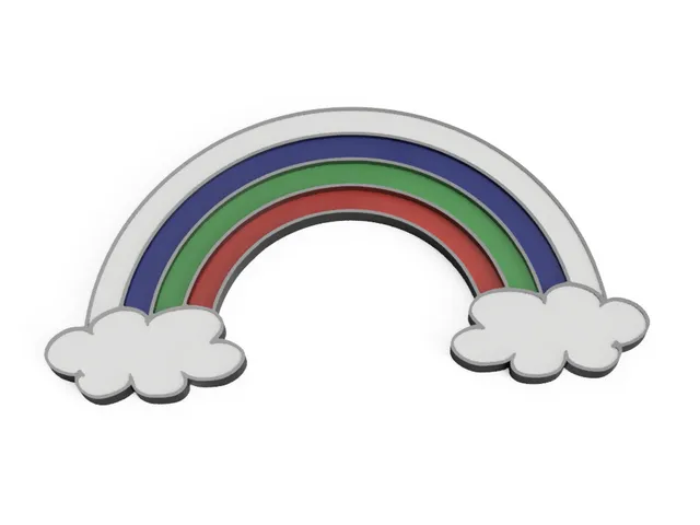 Unicorn Rainbow fridge magnet - customizeable
