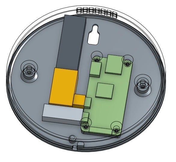 Round Raspberry Pi Zero Case by Jens Willmer | Download free STL model ...