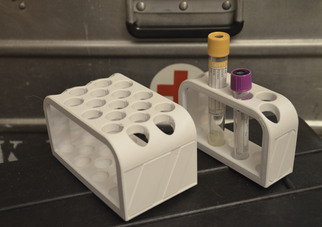 Sample Test Tube Holder Rack By Firstgizmo Download Free Stl Model Printables Com