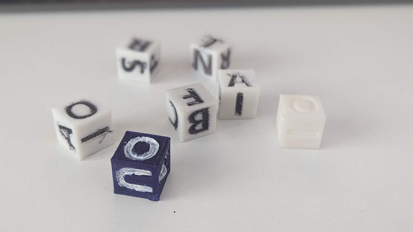 Letter Cubes