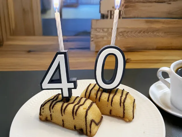 Birthday Cake Numbers & candle holder