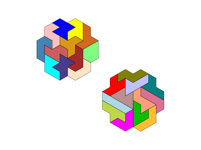 Miniatura 3 do modelo 3D Heptiamond Puzzle
