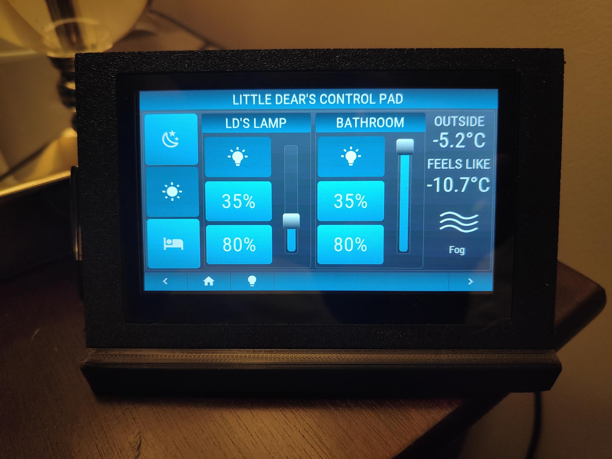 Sunton ESP32S3 8048S050C 5.0" Screen Case