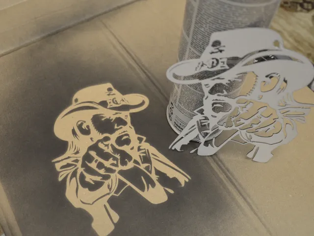 Motorhead spray paint stencil Lemmy Kilmister