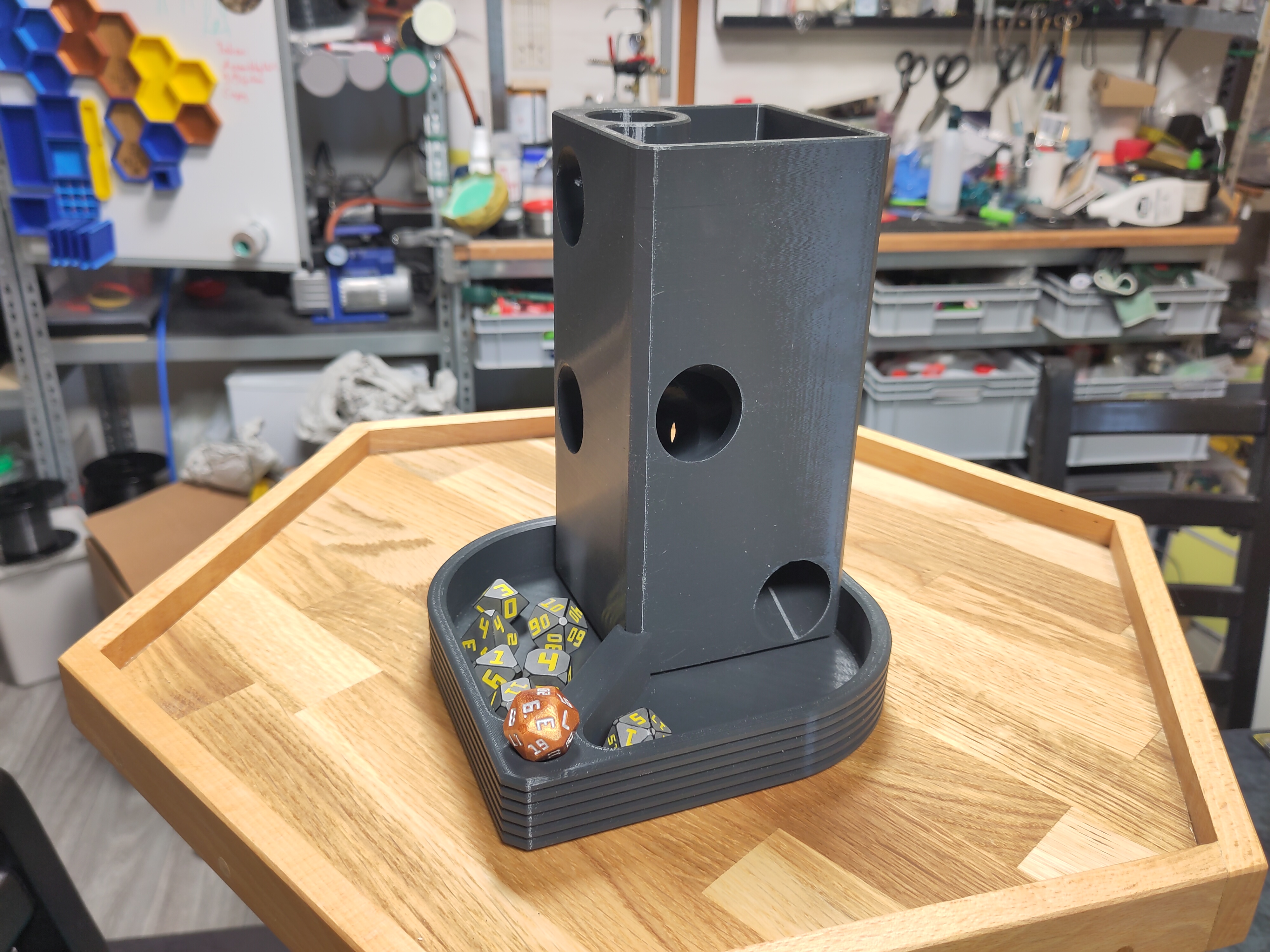 Block Dice Tower - Shard Of Depression