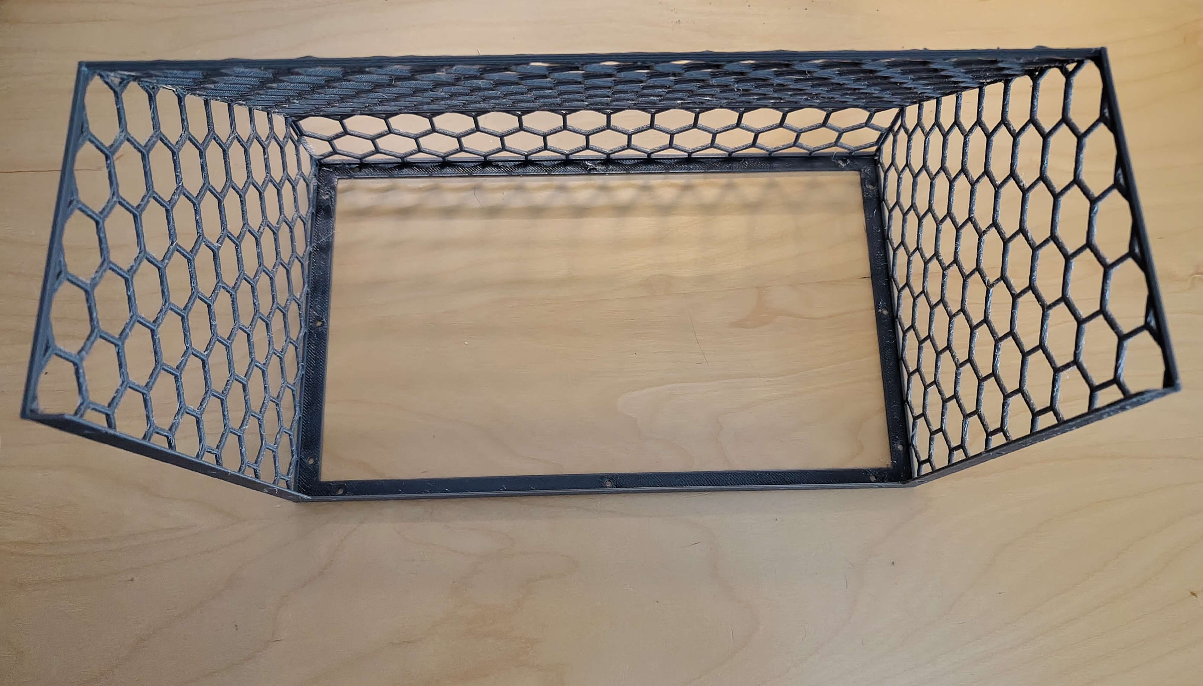 hanging closet bin for unused space above clothing hangers