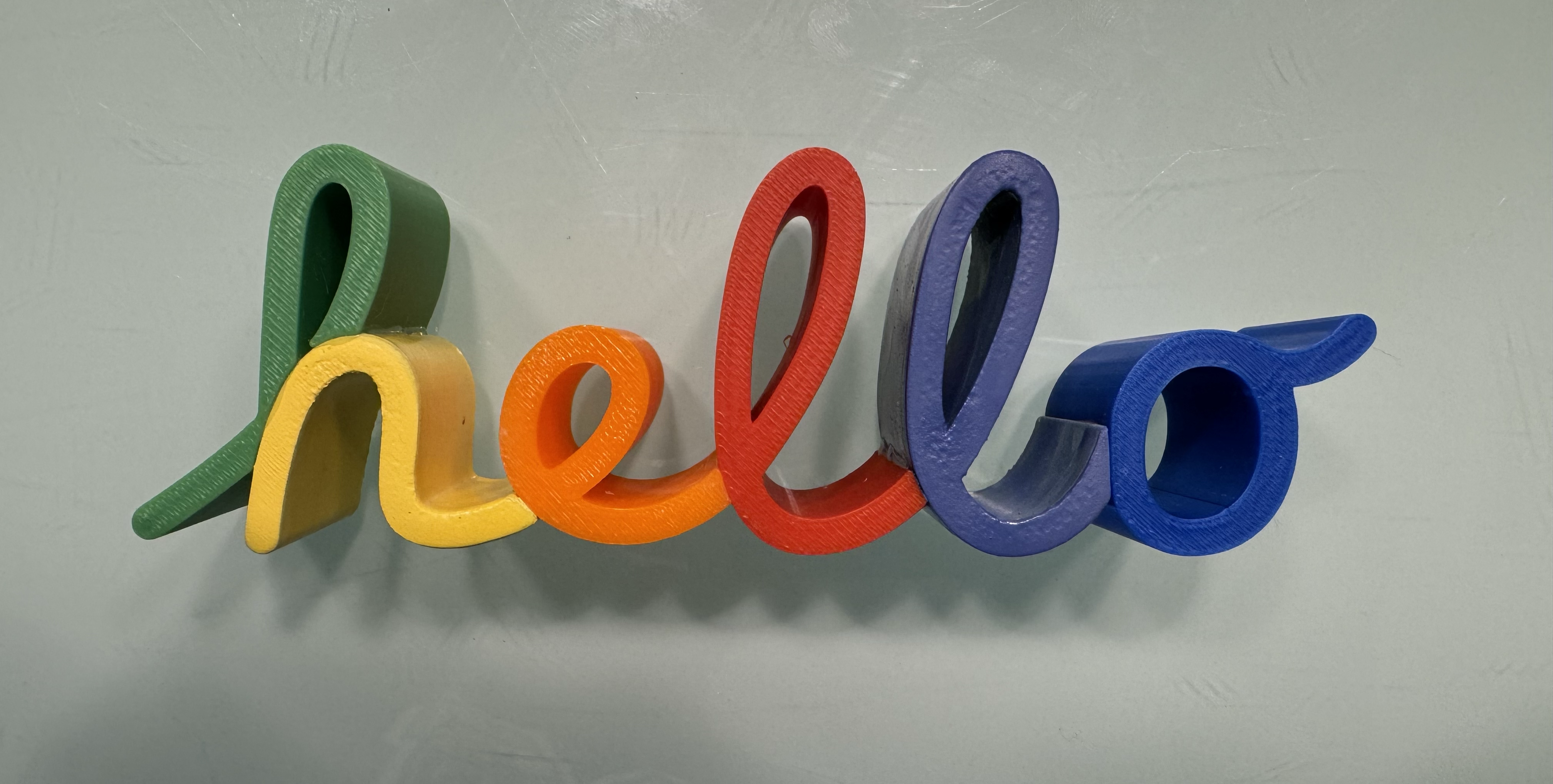 Miniatura 2 do modelo 3D Apple's Hello