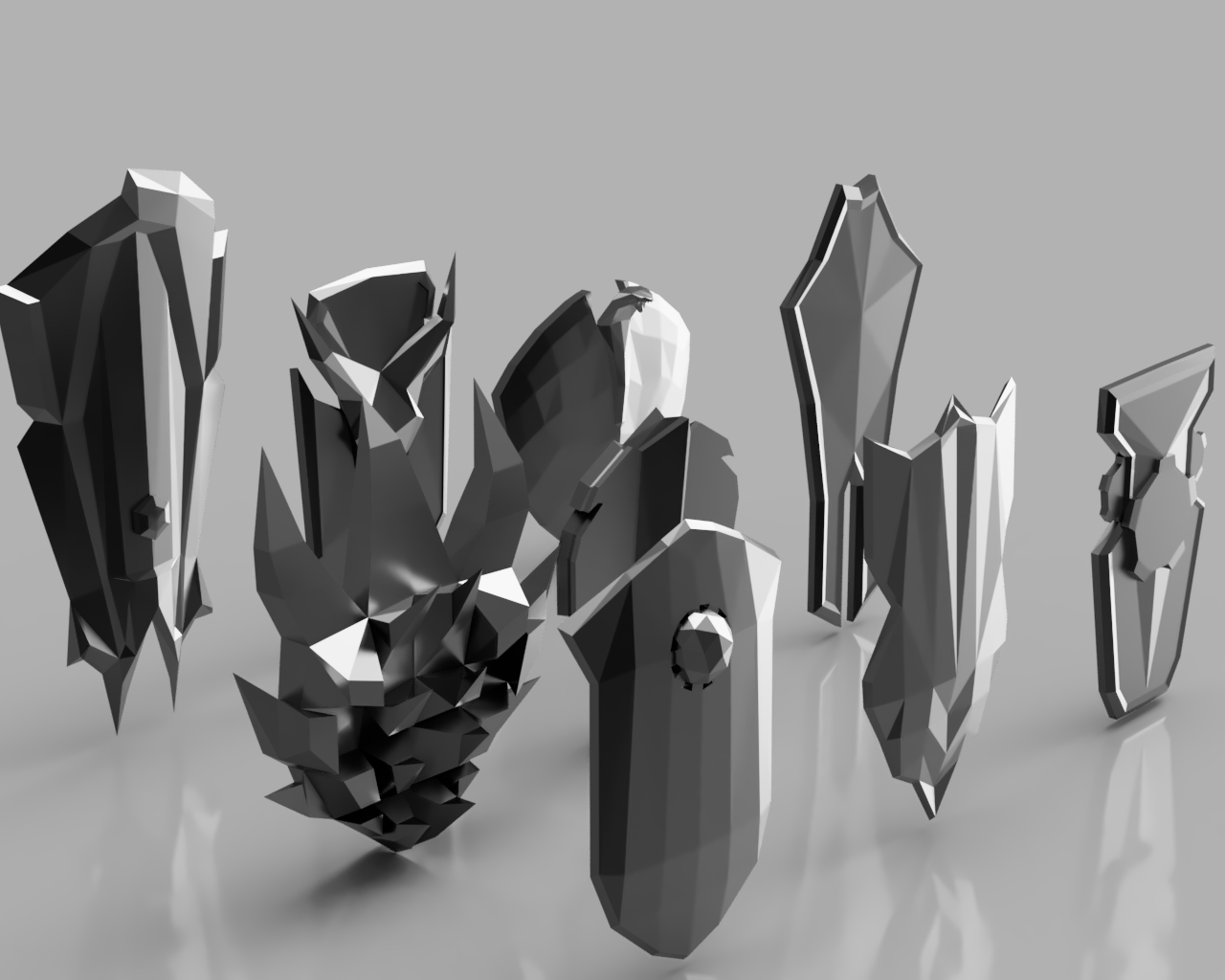 Everquest Shield Models by BenBreaksThings | Download free STL model ...